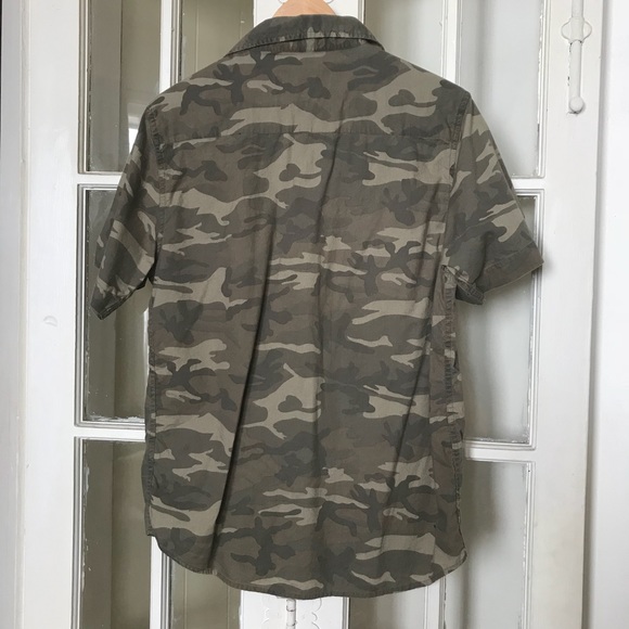 Camo Button Down - Picture 2 of 3
